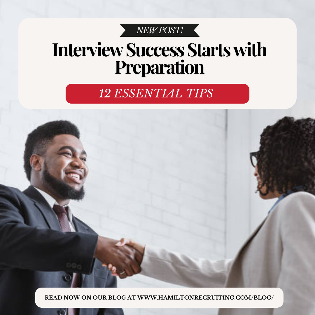 12 Essential Tips for a Successful Job Interview Preparation - Hamilton ...